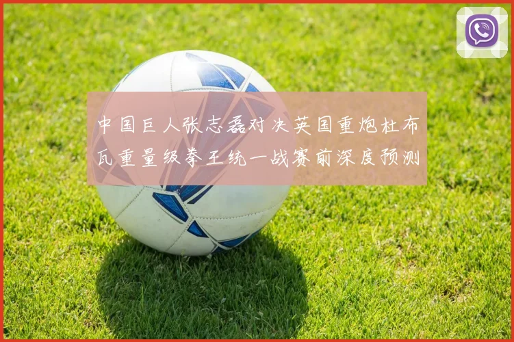 中国巨人张志磊对决英国重炮杜布瓦重量级拳王统一战赛前深度预测